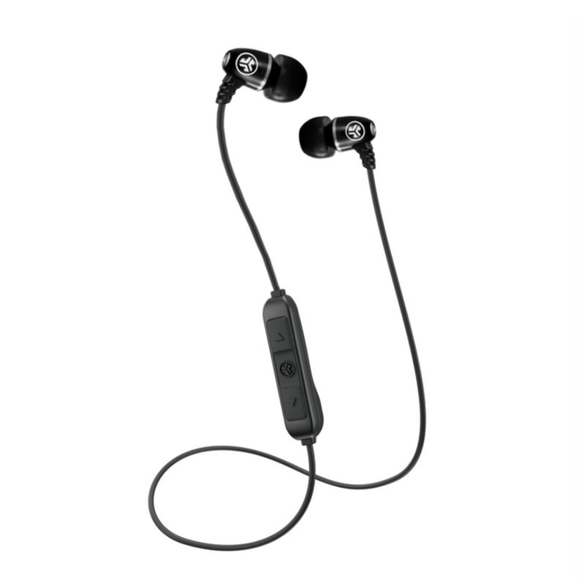 JLab Bluetooth Wireless Ear Buds Black Audio Metal Sweatproof 6 Hours Play NWT - Picture 5 of 15